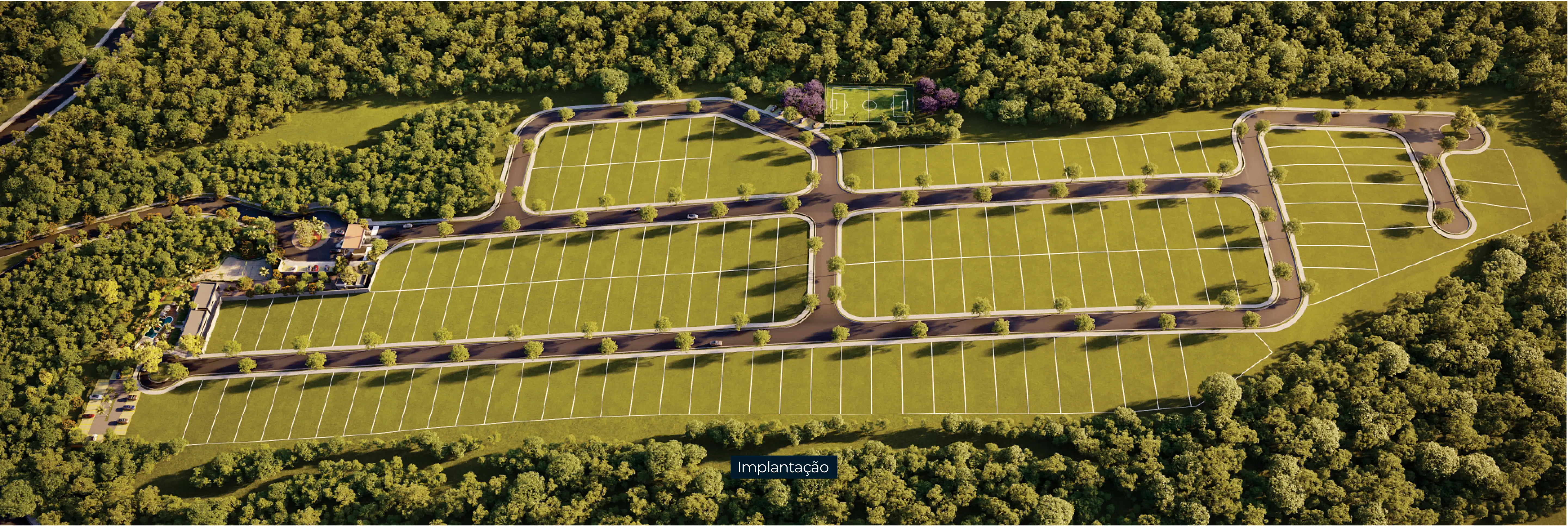 Implantacao do Residencial Evora